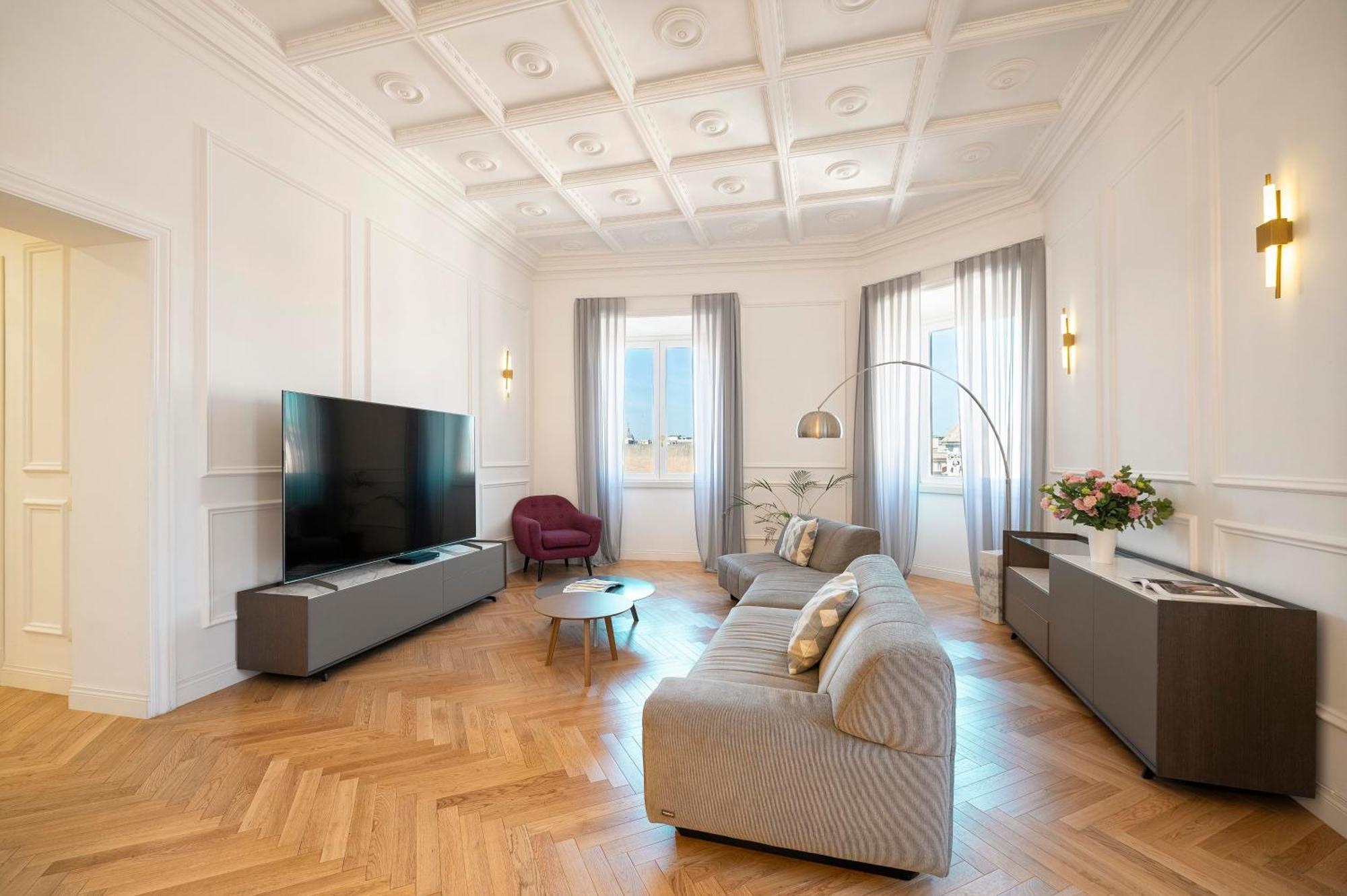 Sjr Luxury Apartment Trevi Fountain โรม ภายนอก รูปภาพ