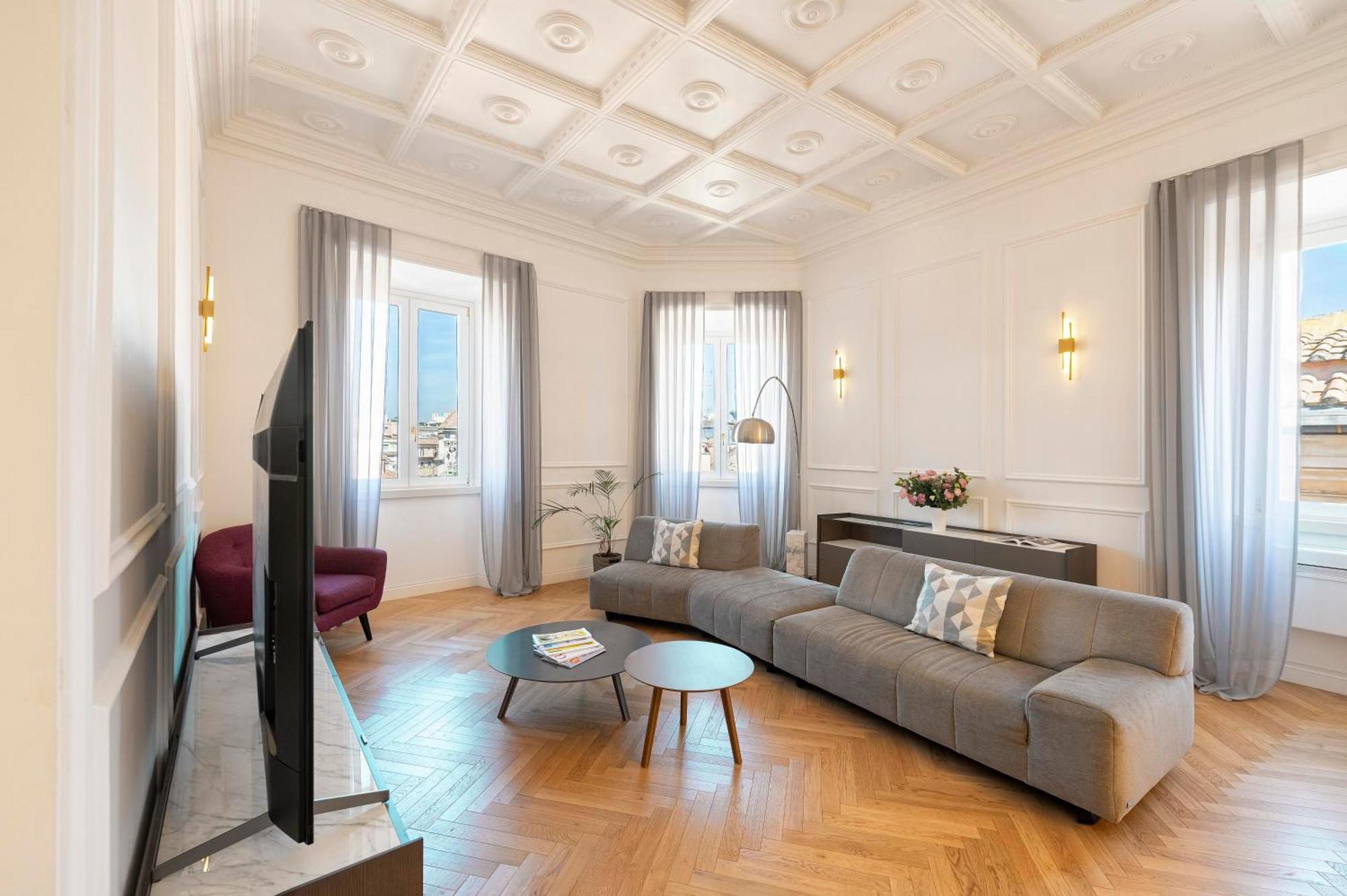 Sjr Luxury Apartment Trevi Fountain โรม ภายนอก รูปภาพ